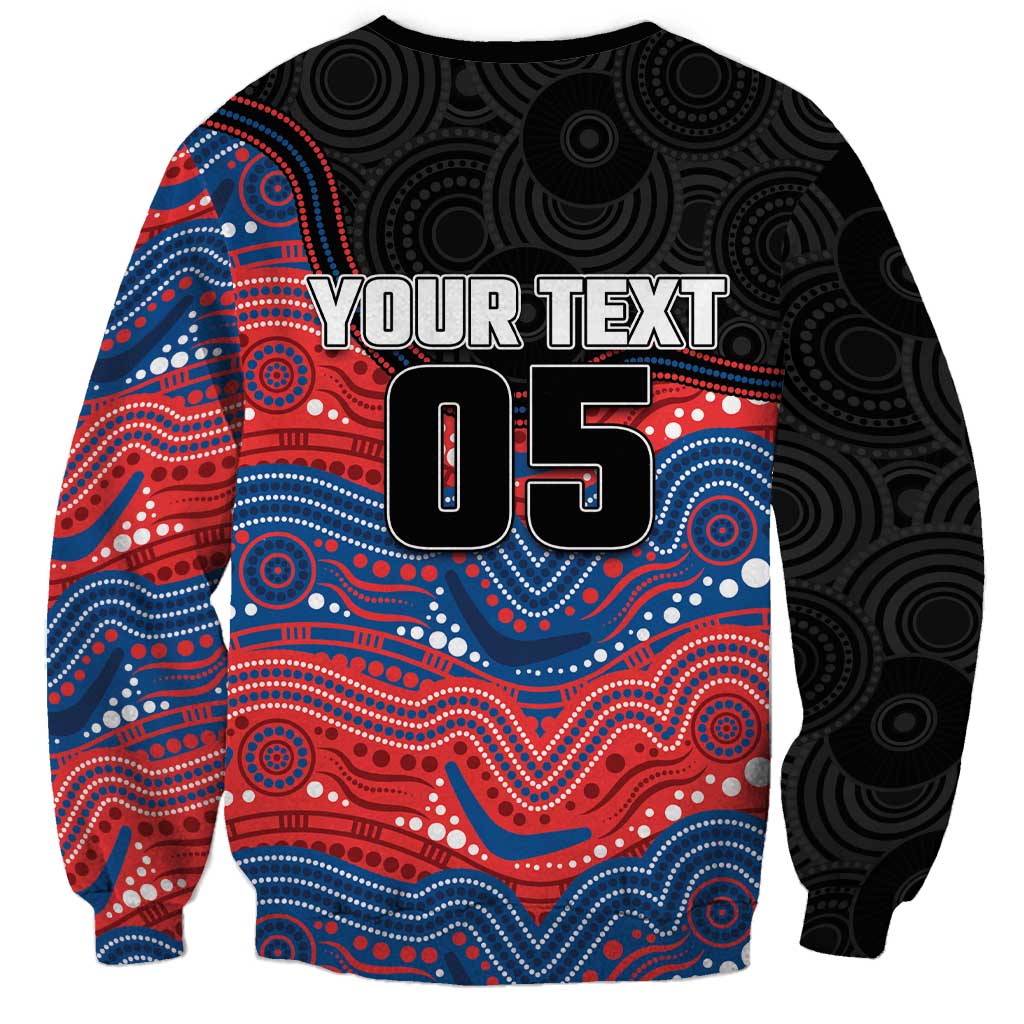 Custom Knights Sweatshirt Warrior Mascot With Aboriginal Indigenous