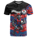 Custom Knights T Shirt Warrior Mascot With Aboriginal Indigenous
