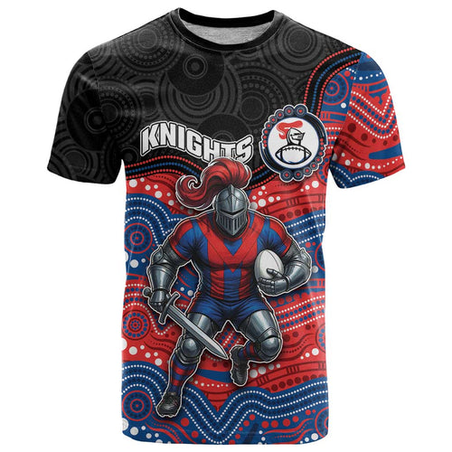 Custom Knights T Shirt Warrior Mascot With Aboriginal Indigenous
