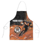 Custom Tigers Apron Warrior Mascot With Aboriginal Indigenous