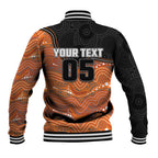 Custom Tigers Baseball Jacket Warrior Mascot With Aboriginal Indigenous