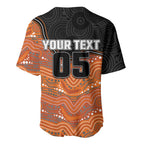 Custom Tigers Baseball Jersey Warrior Mascot With Aboriginal Indigenous