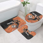 Custom Tigers Bathroom Set Warrior Mascot With Aboriginal Indigenous