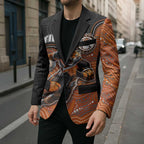Custom Tigers Blazer Warrior Mascot With Aboriginal Indigenous
