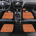 Custom Tigers Car Mats Warrior Mascot With Aboriginal Indigenous