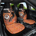 Custom Tigers Car Seat Cover Warrior Mascot With Aboriginal Indigenous