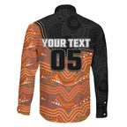 Custom Tigers Family Matching Puletasi and Hawaiian Shirt Warrior Mascot With Aboriginal Indigenous