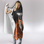 Custom Tigers Hooded Blanket Warrior Mascot With Aboriginal Indigenous
