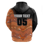 Custom Tigers Hoodie Warrior Mascot With Aboriginal Indigenous