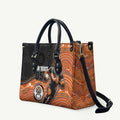 Custom Tigers Leather Bag Warrior Mascot With Aboriginal Indigenous