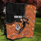 Custom Tigers Quilt Warrior Mascot With Aboriginal Indigenous