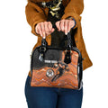Custom Tigers Shoulder Handbag Warrior Mascot With Aboriginal Indigenous