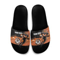 Custom Tigers Slide Sandals Warrior Mascot With Aboriginal Indigenous