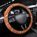Tigers Steering Wheel Cover Warrior Mascot With Aboriginal Indigenous