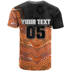 Custom Tigers T Shirt Warrior Mascot With Aboriginal Indigenous