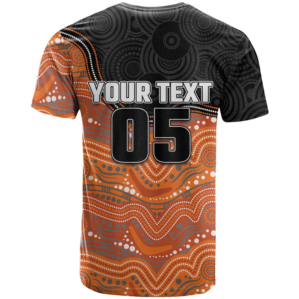 Custom Tigers T Shirt Warrior Mascot With Aboriginal Indigenous