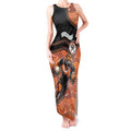 Custom Tigers Tank Maxi Dress Warrior Mascot With Aboriginal Indigenous