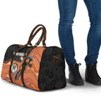 Custom Tigers Travel Bag Warrior Mascot With Aboriginal Indigenous