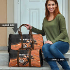 Custom Tigers Travel Bag Warrior Mascot With Aboriginal Indigenous