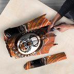 Custom Tigers Umbrella Warrior Mascot With Aboriginal Indigenous