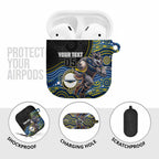 Custom Cowboys AirPods Case Cattle Dog Mascot With Aboriginal Indigenous