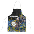 Custom Cowboys Apron Cattle Dog Mascot With Aboriginal Indigenous