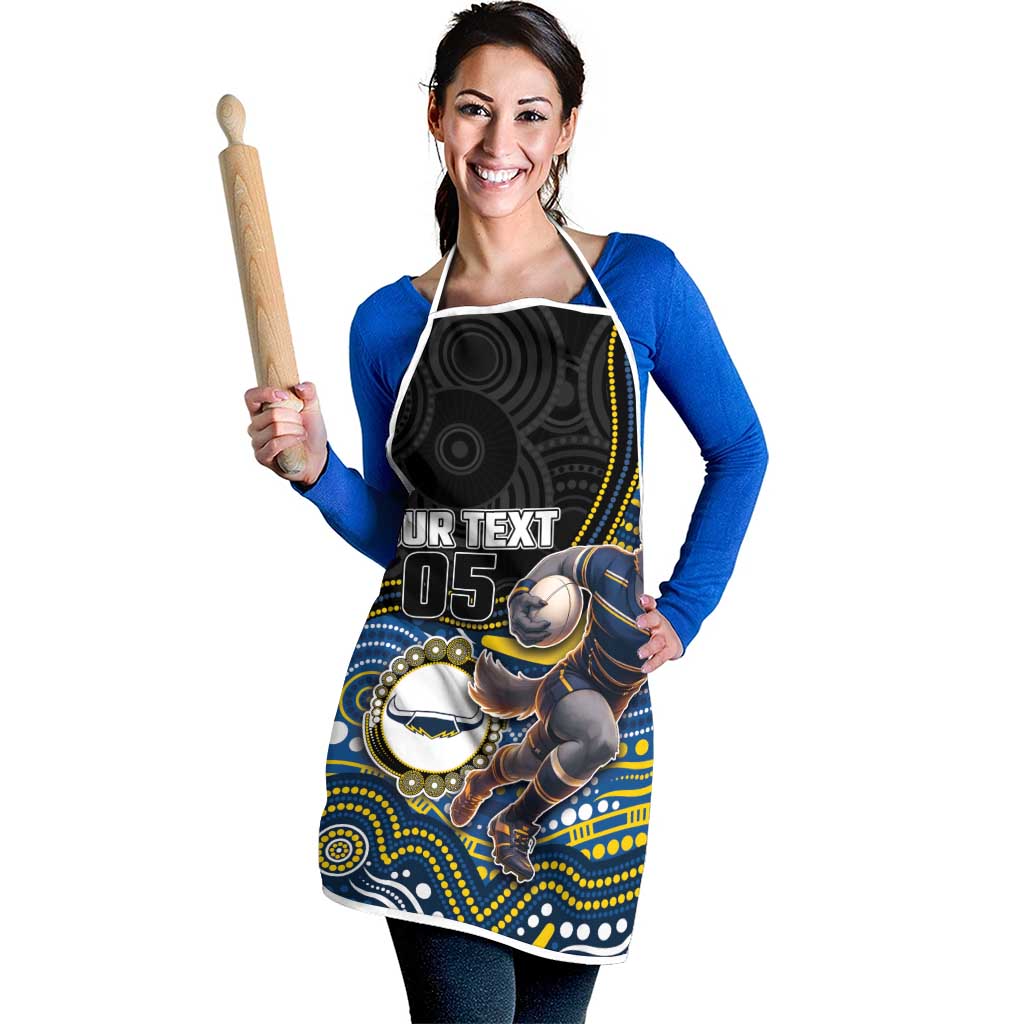 Custom Cowboys Apron Cattle Dog Mascot With Aboriginal Indigenous