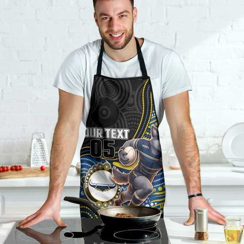 Custom Cowboys Apron Cattle Dog Mascot With Aboriginal Indigenous