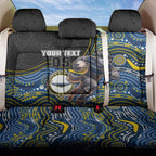 Custom Cowboys Back Car Seat Cover Cattle Dog Mascot With Aboriginal Indigenous