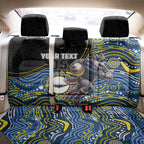 Custom Cowboys Back Car Seat Cover Cattle Dog Mascot With Aboriginal Indigenous