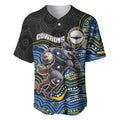 Custom Cowboys Baseball Jersey Cattle Dog Mascot With Aboriginal Indigenous