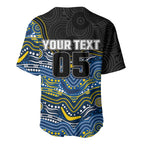 Custom Cowboys Baseball Jersey Cattle Dog Mascot With Aboriginal Indigenous