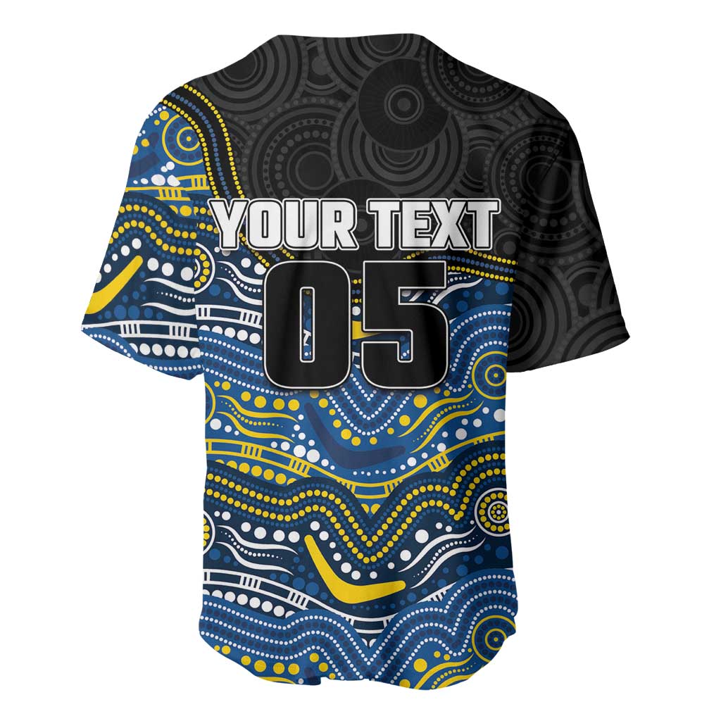 Custom Cowboys Baseball Jersey Cattle Dog Mascot With Aboriginal Indigenous