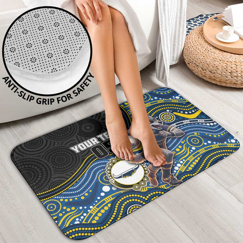 Custom Cowboys Bathroom Set Cattle Dog Mascot With Aboriginal Indigenous