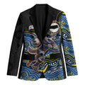 Custom Cowboys Blazer Cattle Dog Mascot With Aboriginal Indigenous
