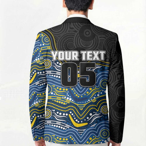 Custom Cowboys Blazer Cattle Dog Mascot With Aboriginal Indigenous