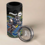 Custom Cowboys 4 in 1 Can Cooler Tumbler Cattle Dog Mascot With Aboriginal Indigenous