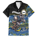 Custom Cowboys Hawaiian Shirt Cattle Dog Mascot With Aboriginal Indigenous