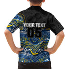 Custom Cowboys Hawaiian Shirt Cattle Dog Mascot With Aboriginal Indigenous