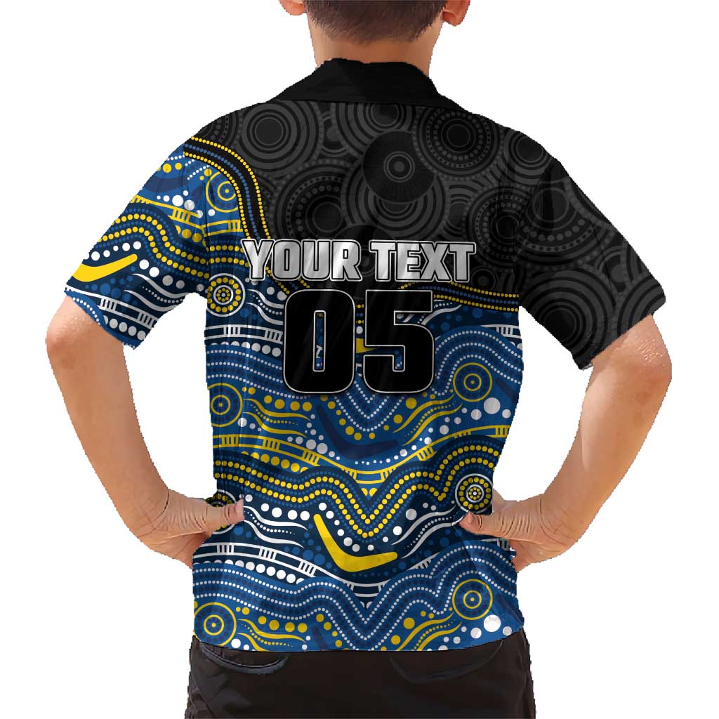 Custom Cowboys Hawaiian Shirt Cattle Dog Mascot With Aboriginal Indigenous