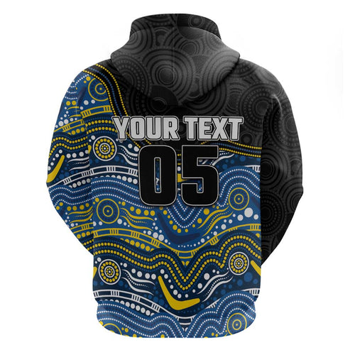 Custom Cowboys Hoodie Cattle Dog Mascot With Aboriginal Indigenous