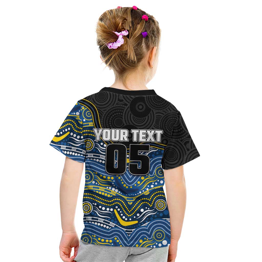 Custom Cowboys Kid T Shirt Cattle Dog Mascot With Aboriginal Indigenous