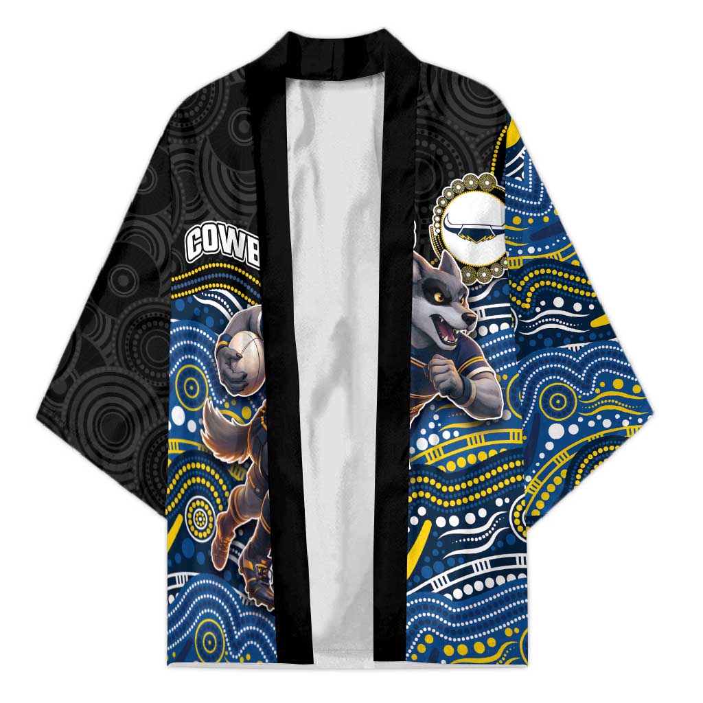 Custom Cowboys Kimono Cattle Dog Mascot With Aboriginal Indigenous