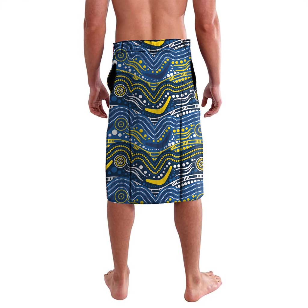 Custom Cowboys Lavalava Cattle Dog Mascot With Aboriginal Indigenous