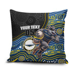 Custom Cowboys Pillow Cover Cattle Dog Mascot With Aboriginal Indigenous