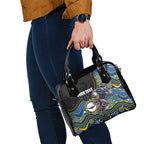 Custom Cowboys Shoulder Handbag Cattle Dog Mascot With Aboriginal Indigenous