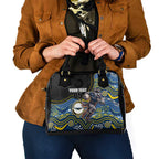 Custom Cowboys Shoulder Handbag Cattle Dog Mascot With Aboriginal Indigenous