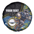 Custom Cowboys Spare Tire Cover Cattle Dog Mascot With Aboriginal Indigenous