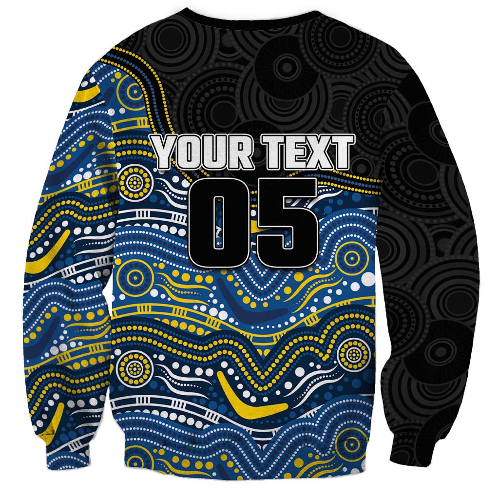 Custom Cowboys Sweatshirt Cattle Dog Mascot With Aboriginal Indigenous