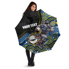Custom Cowboys Umbrella Cattle Dog Mascot With Aboriginal Indigenous